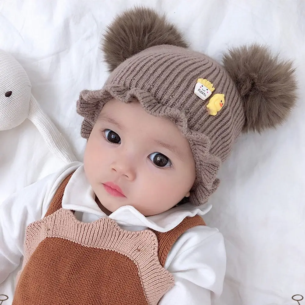 Fashion Cute Beanie Cap Knitted Plush Ball Knitted Hat Cold Proof Windproof Ear Protection Cap for Baby
Fashion Cute Beanie Cap Knitted Plush Ball Knitted Hat Cold Proof Windproof Ear Protection Cap for Baby
