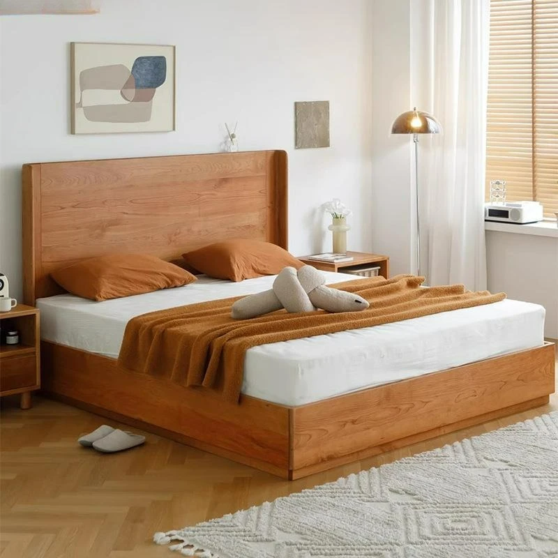 Customizable North American Cherry Wood Storage Air Pressurized Bed Nordic Japanese Simple Double Bed Master Bed
Customizable North American Cherry Wood Storage Air Pressurized Bed Nordic Japanese Simple Double Bed Master Bed