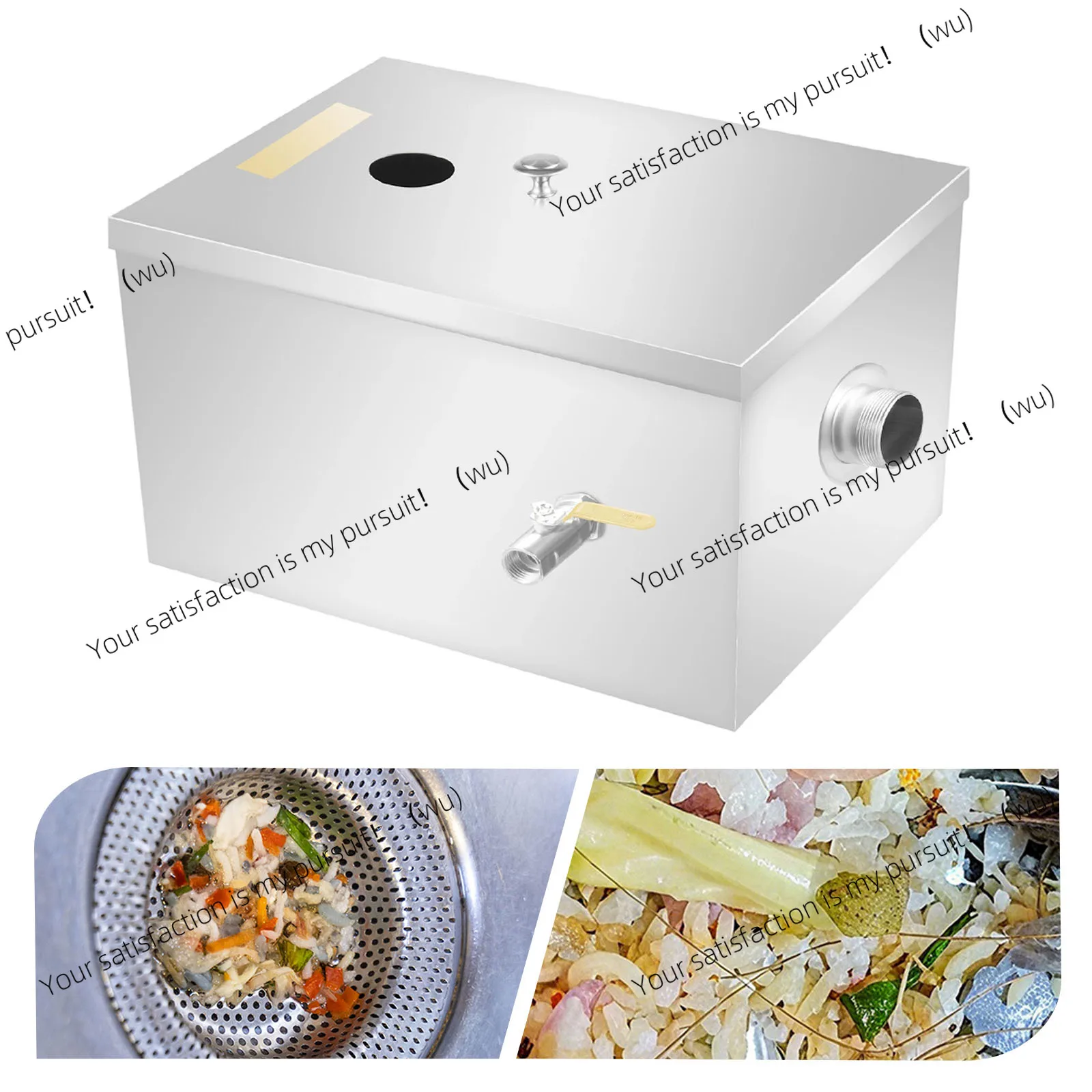 20L Oil Water Separator Stainless Steel Grease Trap Interceptor 4-Stage Filtration for Kitchen Sink, Restaurant, Food Truck
20L Oil Water Separator Stainless Steel Grease Trap Interceptor 4-Stage Filtration for Kitchen Sink, Restaurant, Food Truck