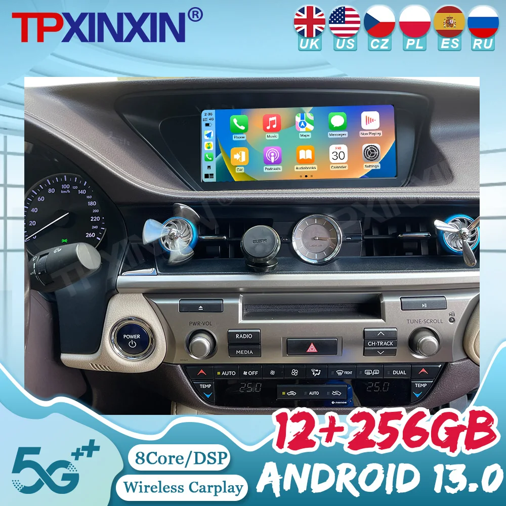 Автомобильный радиоприемник Android 13 12 + 256G для Lexus NX 2013-2018, DVD, мультимедийный видеоплеер, стерео, авто, GPS-навигация, для Carplay, DSP, 5G, Wi-Fi
Автомобильный радиоприемник Android 13 12 + 256G для Lexus NX 2013-2018, DVD, мультимедийный видеоплеер, стерео, авто, GPS-навигация, для Carplay, DSP, 5G, Wi-Fi