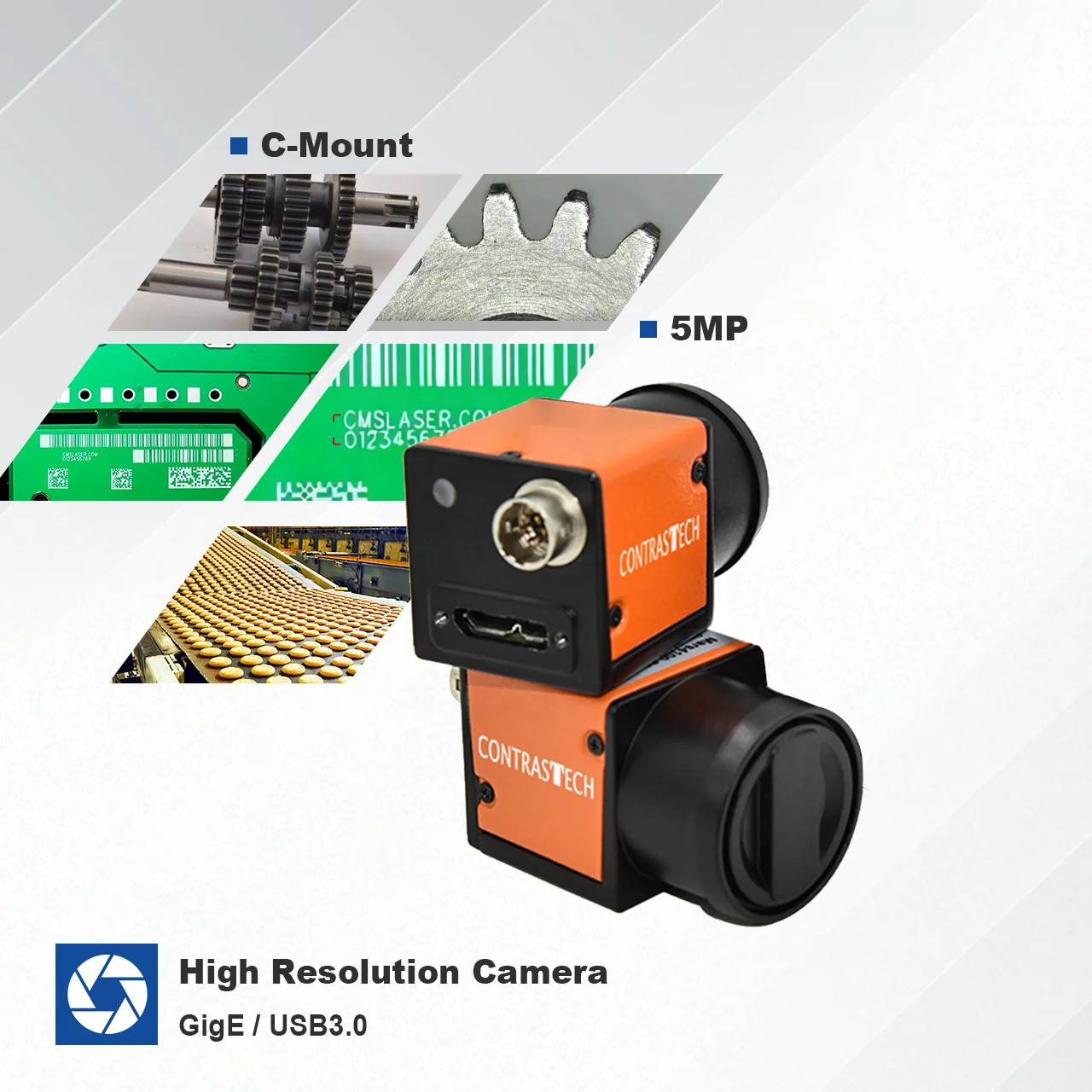 5MP 68fps High Precise Imaging IMX264 USB3.0 Hikrobot Machine Vision Camera for Scratches Detection
5MP 68fps High Precise Imaging IMX264 USB3.0 Hikrobot Machine Vision Camera for Scratches Detection
