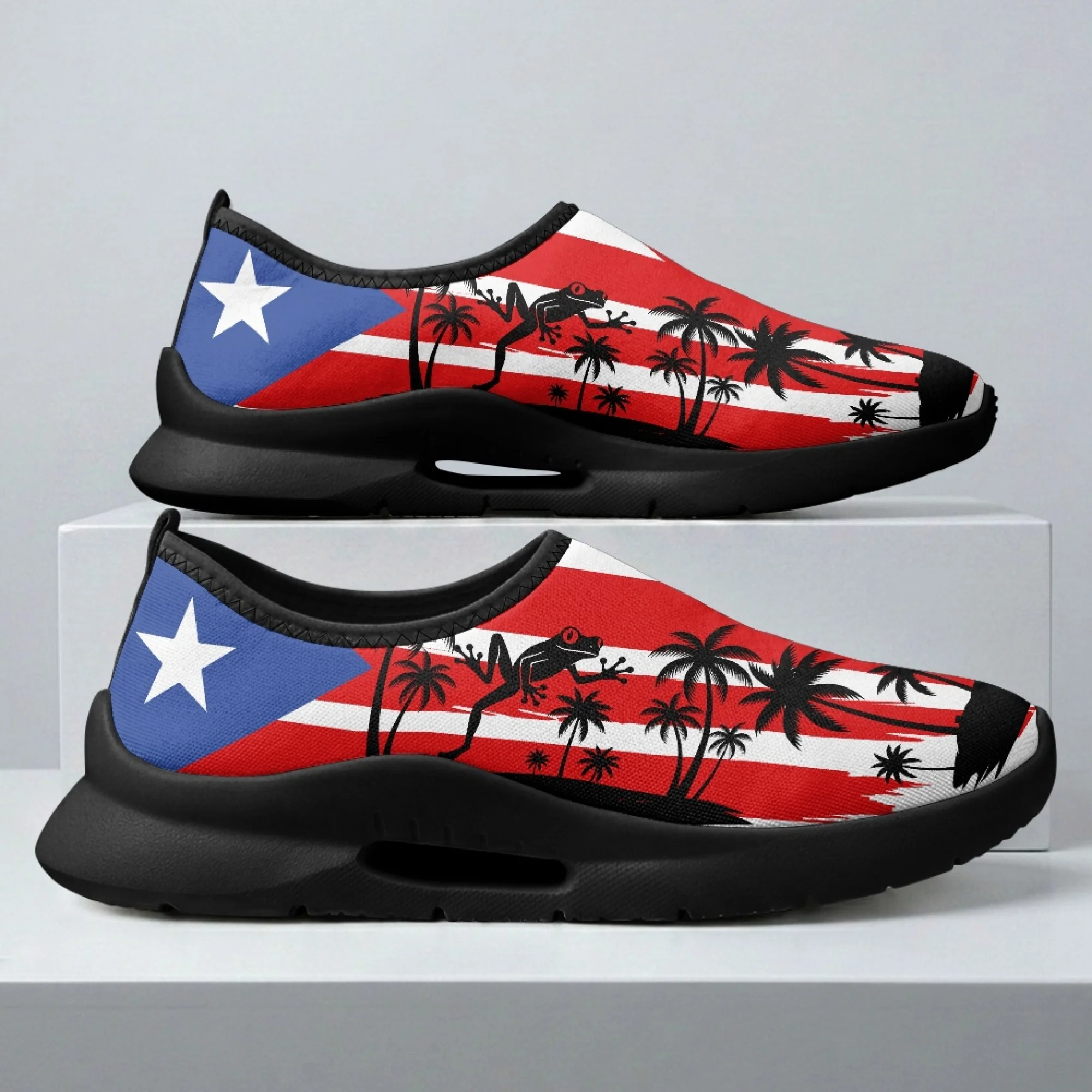XIXIRIMIDO Puerto Rican Flag Mens Casual Shoes Slip On Walking Sneakers Womens Gym Workout Shoes Breathable Mesh Walking Shoes
XIXIRIMIDO Puerto Rican Flag Mens Casual Shoes Slip On Walking Sneakers Womens Gym Workout Shoes Breathable Mesh Walking Shoes