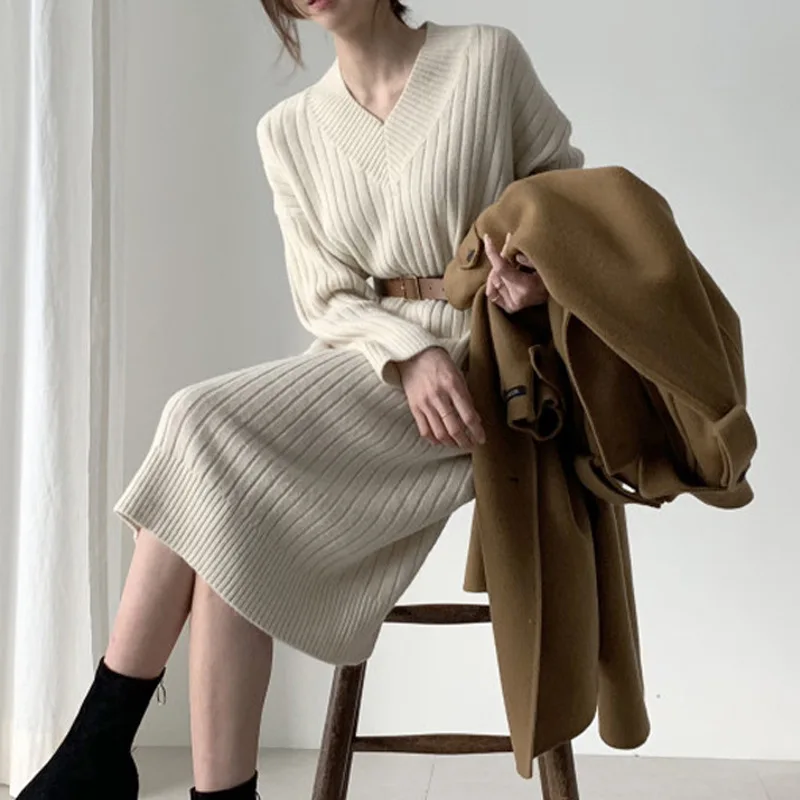 Knee Length Pullovers For Woman Sweaters Jumpers Women Fashionable Crew Neck Casual Homewear Gentlewoman Moricore Thin Tunic Ins
Knee Length Pullovers For Woman Sweaters Jumpers Women Fashionable Crew Neck Casual Homewear Gentlewoman Moricore Thin Tunic Ins