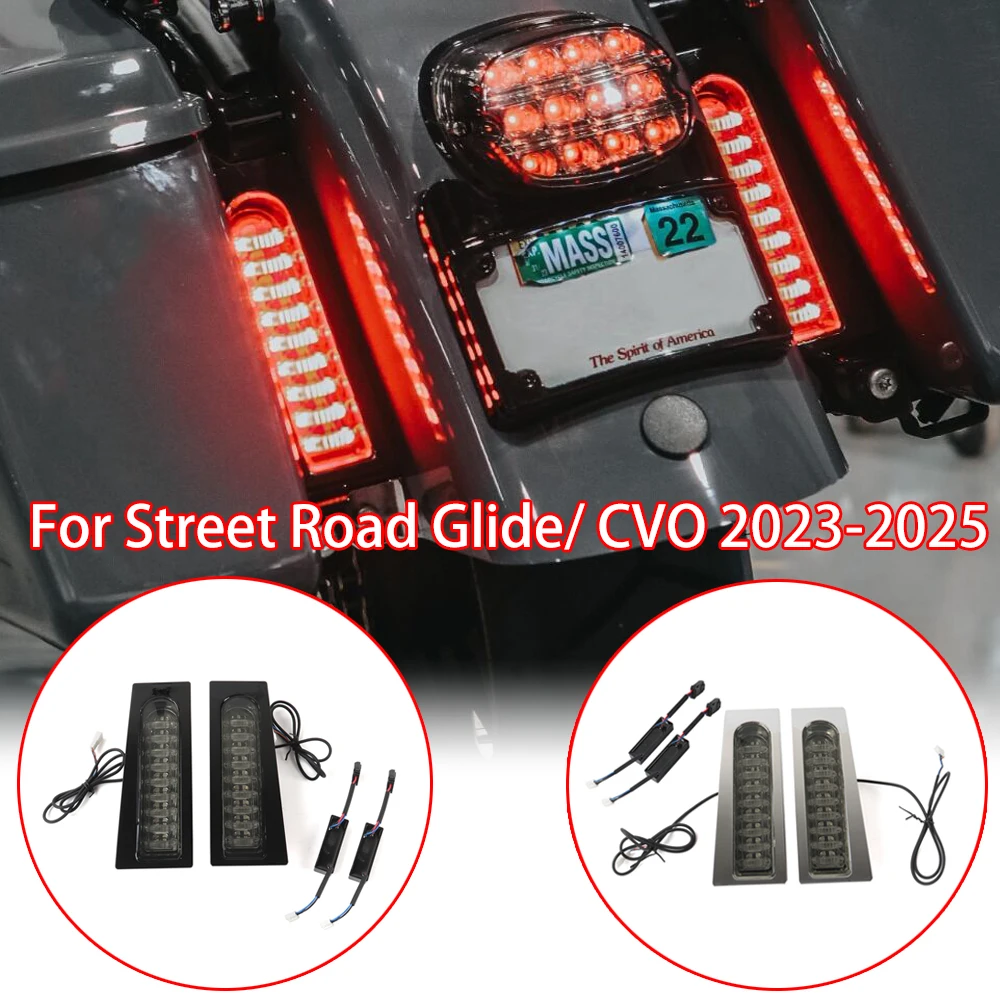 LED Turn Signal Filler Light For Harley Touring Street Glide Road Glide CVO FLTRX 2023.5-Up Saddlebag Side
LED Turn Signal Filler Light For Harley Touring Street Glide Road Glide CVO FLTRX 2023.5-Up Saddlebag Side