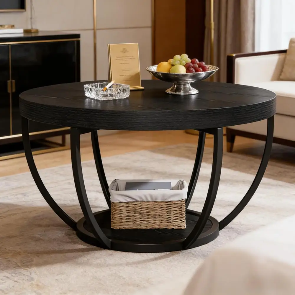Round Chating Table,Central Table,2-Tier Coffee Table
Round Chating Table,Central Table,2-Tier Coffee Table