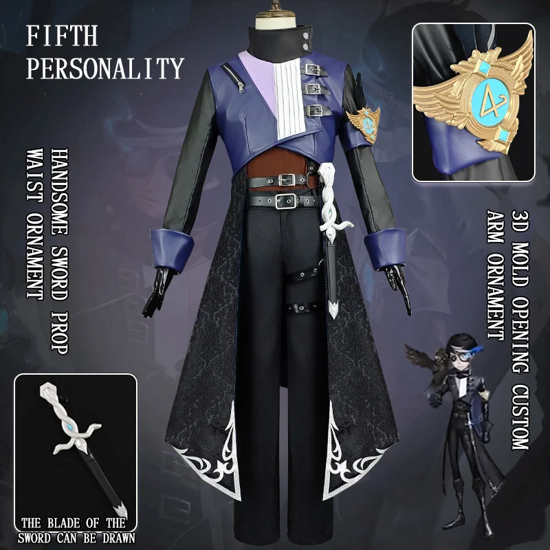 Костюм для косплея Game Identity VEli Clark, костюм для косплея Truth & Inference Noir Seer, плащ, униформа, парик, мужской карнавальный костюм на Хэллоуин
Костюм для косплея Game Identity VEli Clark, костюм для косплея Truth & Inference Noir Seer, плащ, униформа, парик, мужской карнавальный костюм на Хэллоуин