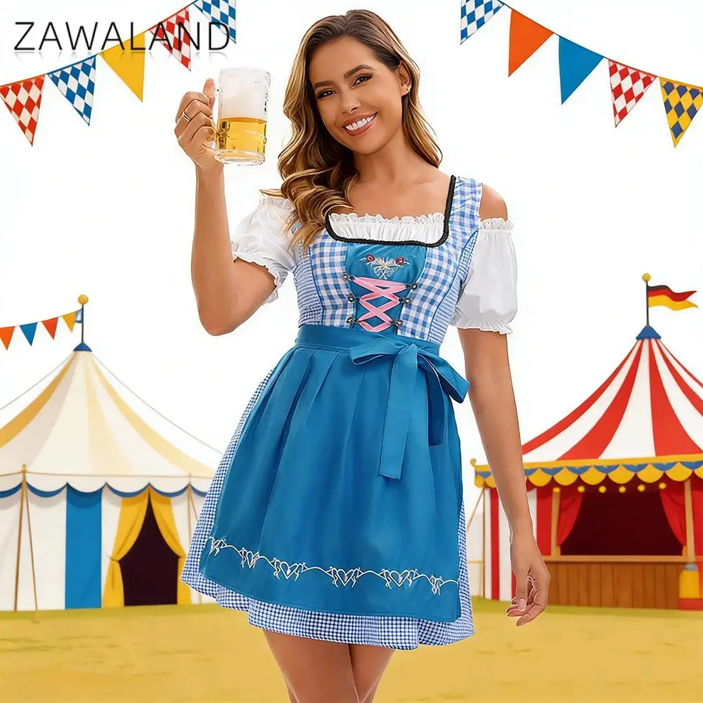 Women Oktoberfest Costume Munich Beer Festival Fancy Dress Bavarian Traditional Holiday Stage Performance Party Maid Dress
Women Oktoberfest Costume Munich Beer Festival Fancy Dress Bavarian Traditional Holiday Stage Performance Party Maid Dress