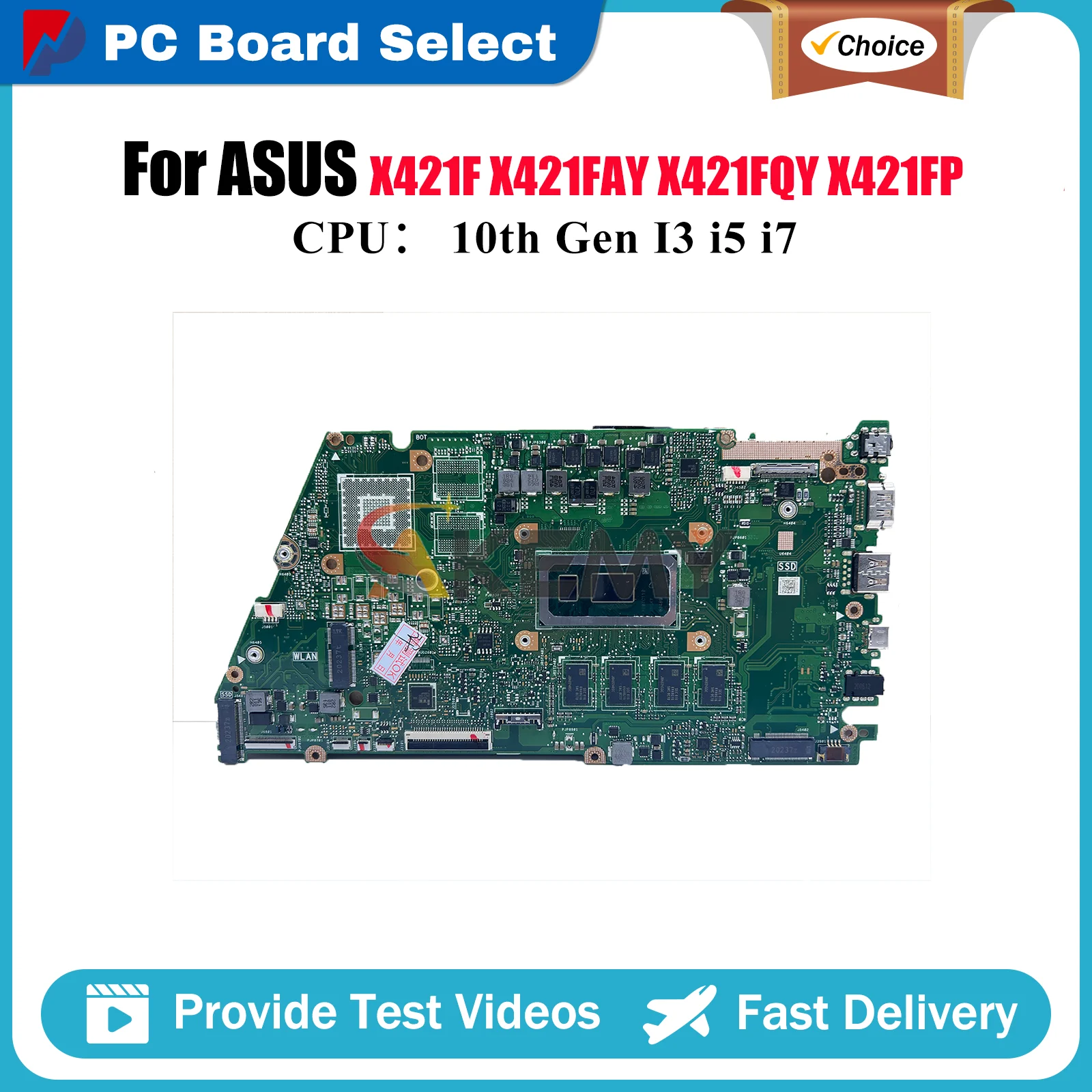 X421FA Laptop Motherboard For ASUS S5600F X421FAY X421FQY X421F X421FL X421FP V4050F I421F X421FPY Mainboard 10th Gen I3 i5 i7
X421FA Laptop Motherboard For ASUS S5600F X421FAY X421FQY X421F X421FL X421FP V4050F I421F X421FPY Mainboard 10th Gen I3 i5 i7