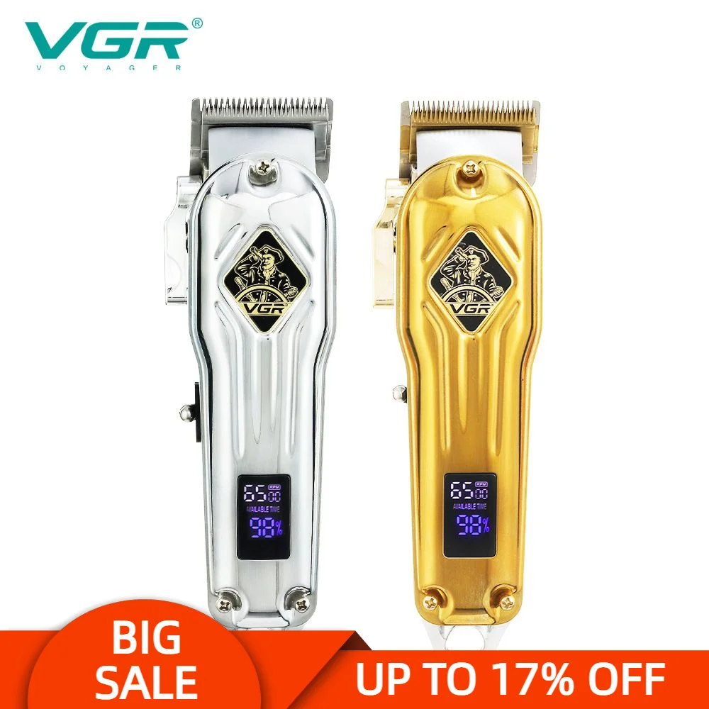 VGR 267 Hair Clipper Professional Barber New Digital Display Electric Metal Clipper Trimmer For Men For Hair VGR V267
VGR 267 Hair Clipper Professional Barber New Digital Display Electric Metal Clipper Trimmer For Men For Hair VGR V267