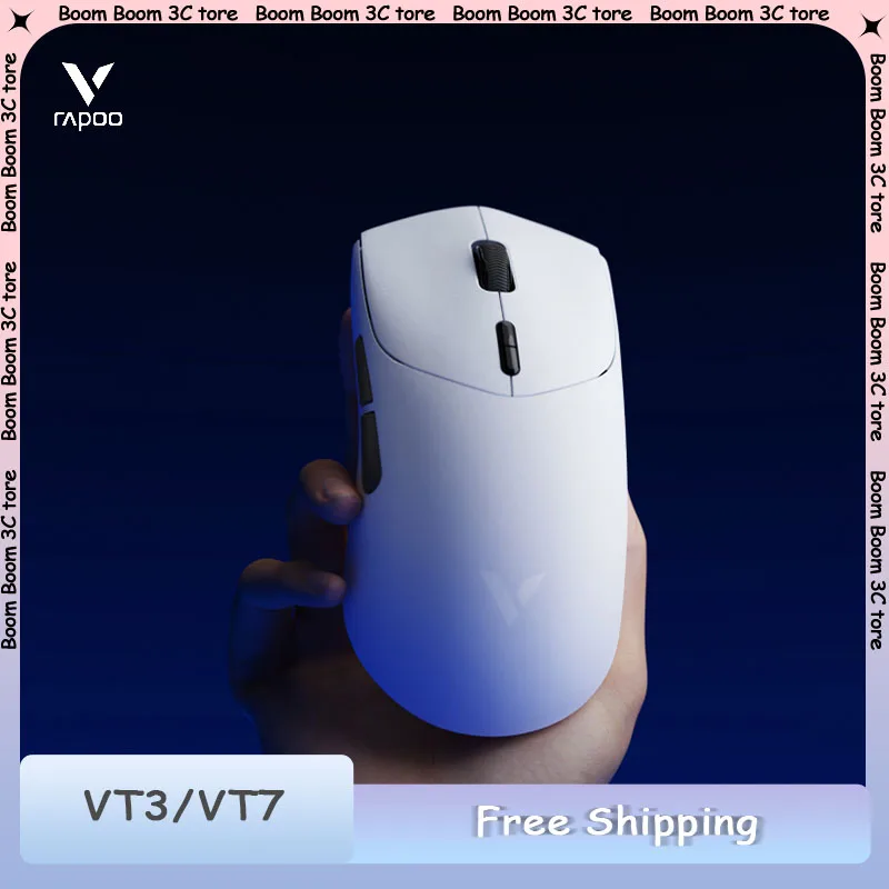 Rapoo VT7/VT3 Max Dual 8K Беспроводная мышь Двухрежимная эргономика Paw3398/Paw3950 Игровые мыши Nordic 54 Аксессуары для ПК с большой рукой
Rapoo VT7/VT3 Max Dual 8K Беспроводная мышь Двухрежимная эргономика Paw3398/Paw3950 Игровые мыши Nordic 54 Аксессуары для ПК с большой рукой