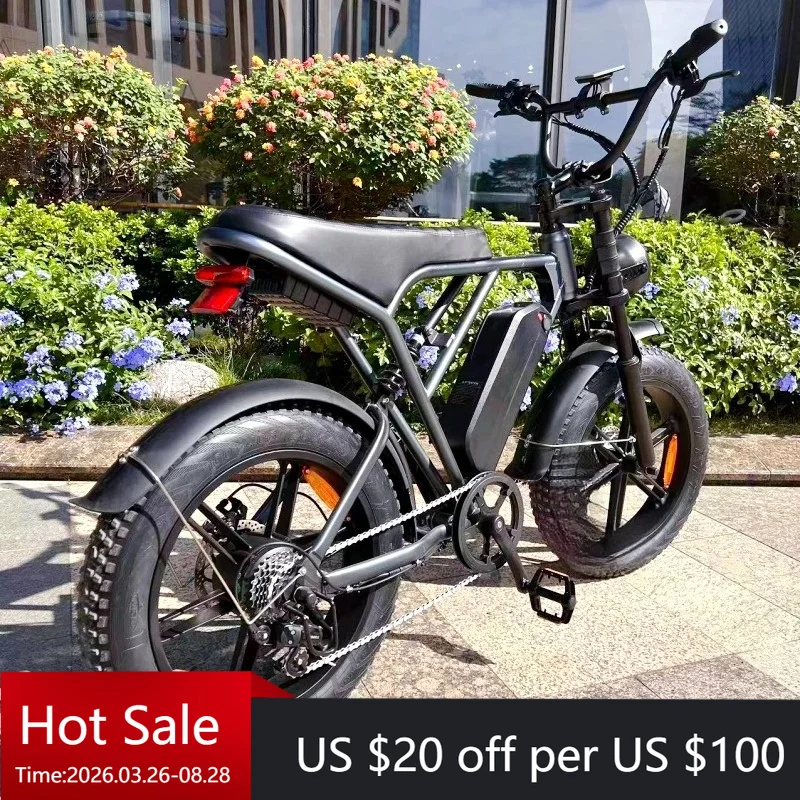 Tc Suitable for H9 retro electric hybrid bike 20 inches wide tire lithium battery 750W motor, speed 50 km/h European Union and U
Tc Suitable for H9 retro electric hybrid bike 20 inches wide tire lithium battery 750W motor, speed 50 km/h European Union and U