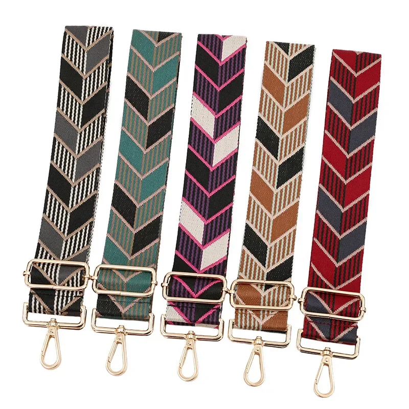 Jacquard Colorful Bag Shoulder Strap Adjustable Bag Replacement Long Shoulder Messenger Bag Strap
Jacquard Colorful Bag Shoulder Strap Adjustable Bag Replacement Long Shoulder Messenger Bag Strap