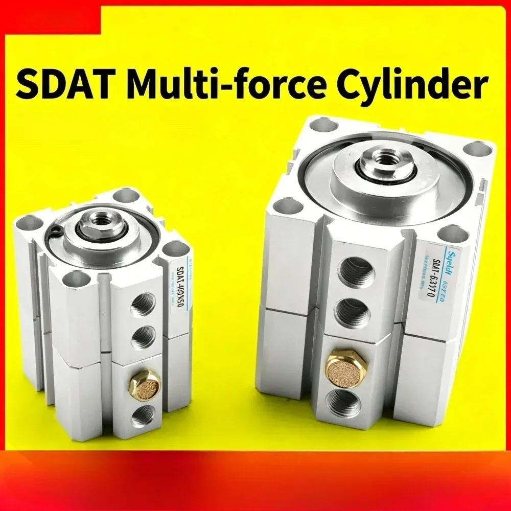 SDAT Thin Multi-Power Boost Cylinder, Multi-Position Double Stroke Cylinder SDAT32/40/50/63/80/100
SDAT Thin Multi-Power Boost Cylinder, Multi-Position Double Stroke Cylinder SDAT32/40/50/63/80/100