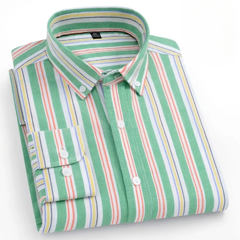 New Man Shirt 100% Cotton Long Sleeve Shirt for Man Slim Fit Casual Plain Shirt Soft Striped Plaid Tops Fashion Korean Clothes
New Man Shirt 100% Cotton Long Sleeve Shirt for Man Slim Fit Casual Plain Shirt Soft Striped Plaid Tops Fashion Korean Clothes