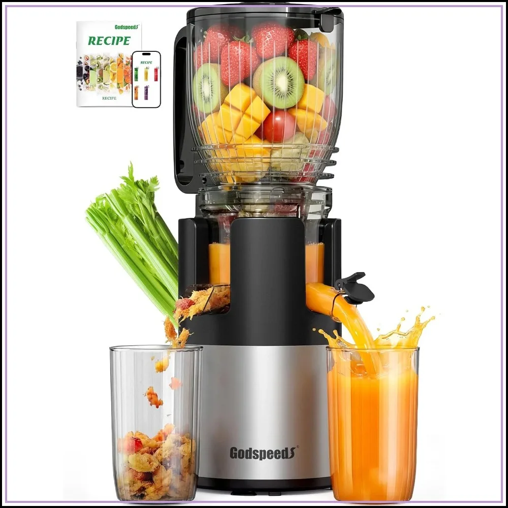 5.8" Wide Chute Slow Masticating Juicer for Whole Fruits & Veggies, Easy Clean, High Yield, 300W Motor
5.8" Wide Chute Slow Masticating Juicer for Whole Fruits & Veggies, Easy Clean, High Yield, 300W Motor