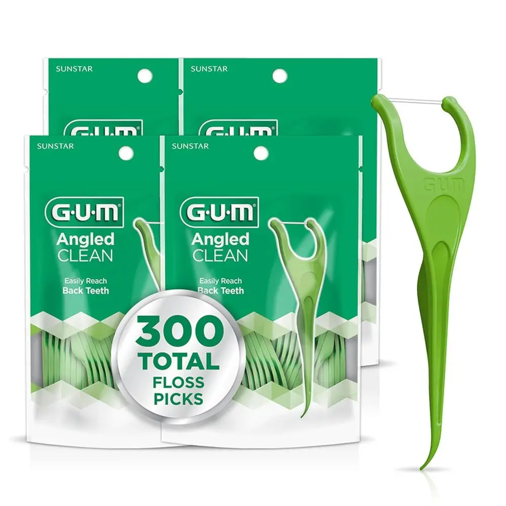 75 Count Strong Shred-Resistant Dental Picks, Angled or Easy Reach, Fresh Mint Flavor, Pack of 4, 300 Total
75 Count Strong Shred-Resistant Dental Picks, Angled or Easy Reach, Fresh Mint Flavor, Pack of 4, 300 Total