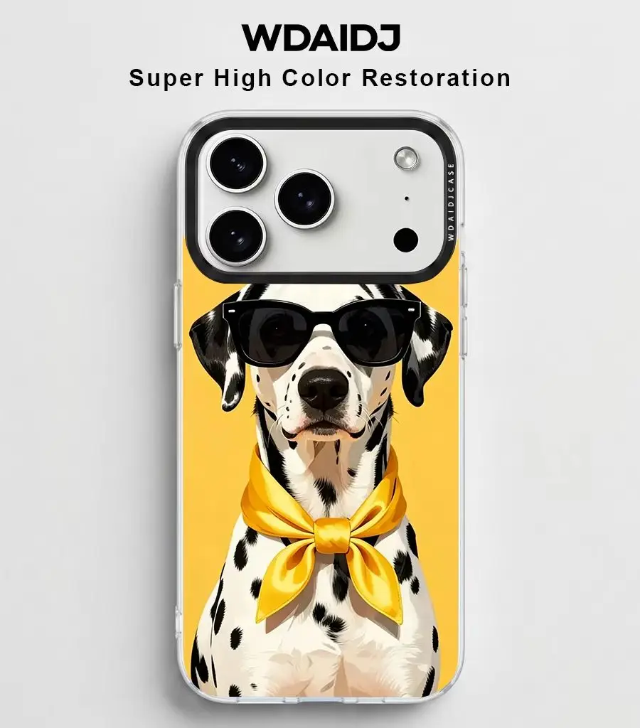 Stylish Dalmatian with Yellow Scarf Design Clear Phone Case for iPhone 13 14 15 16 17 Anti Yellow Shockproof Protective Cover
Stylish Dalmatian with Yellow Scarf Design Clear Phone Case for iPhone 13 14 15 16 17 Anti Yellow Shockproof Protective Cover