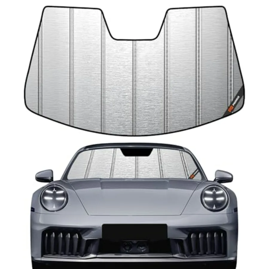 Windshield Sunshade for Porsche 911 991 Gen 2012-2019, Metallic Silver Finish, automotive interior protection, reflective alumi
Windshield Sunshade for Porsche 911 991 Gen 2012-2019, Metallic Silver Finish, automotive interior protection, reflective alumi