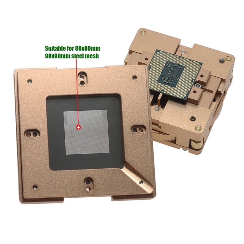 Aluminium Alloy BGA Reballing Station Kit 90x90mm BGA Reballing Station with 10/PCS BGA Universal Stencil Solder Balls-A42I
Aluminium Alloy BGA Reballing Station Kit 90x90mm BGA Reballing Station with 10/PCS BGA Universal Stencil Solder Balls-A42I