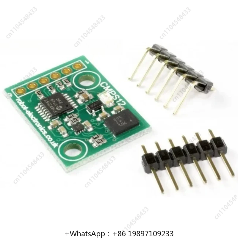 Imported Tilt Compensation CMPS12 Electronic Compass Magnetometer CMPS11 Upgraded Version.
Imported Tilt Compensation CMPS12 Electronic Compass Magnetometer CMPS11 Upgraded Version.
