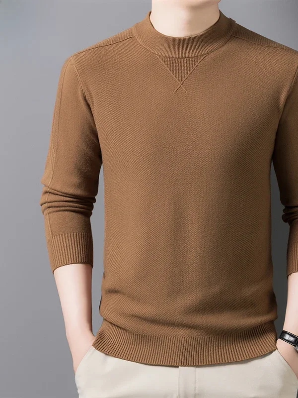 Мужской утепленный вязаный шерстяной свитер Pierre Cardin с высоким воротником, осенне-зимняя новинка, повседневный теплый трикотаж
Мужской утепленный вязаный шерстяной свитер Pierre Cardin с высоким воротником, осенне-зимняя новинка, повседневный теплый трикотаж