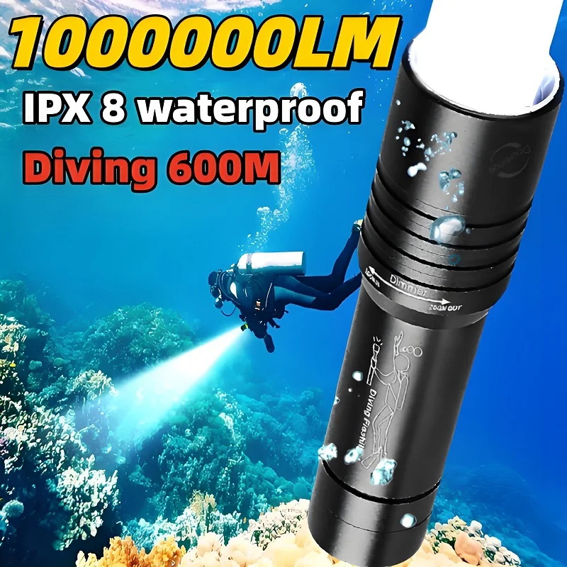 Портативный светодиодный фонарь высокой яркости профессиональный дайвинг ручная лампа IPX8 водонепроницаемый подводный свет амфибийский открытый факел
Портативный светодиодный фонарь высокой яркости профессиональный дайвинг ручная лампа IPX8 водонепроницаемый подводный свет амфибийский открытый факел