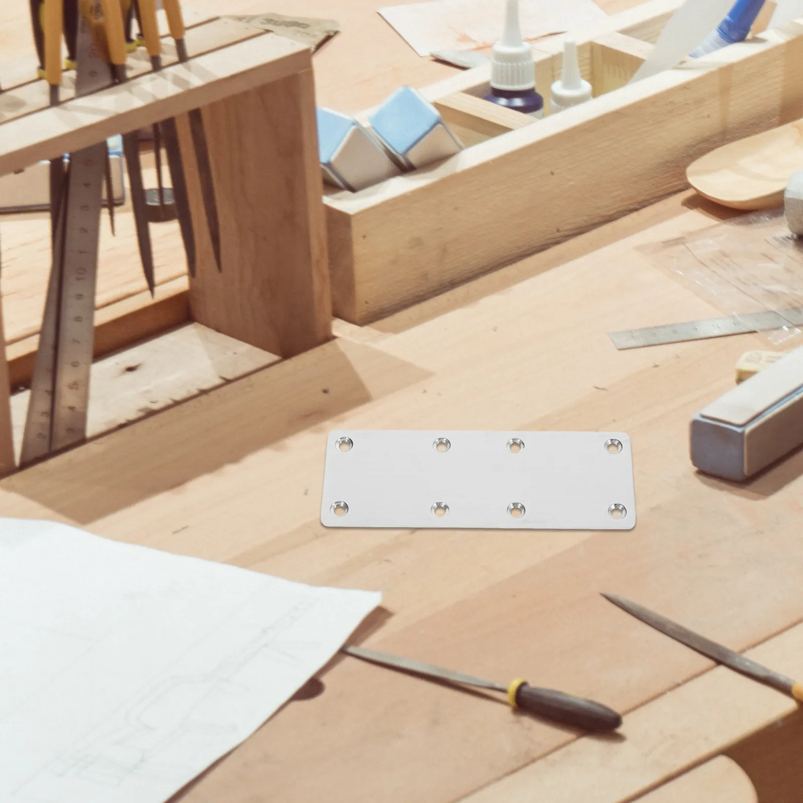 4Pcs Flat Corner Brackets Stainless Steel Straight Support Bracket for Wood Shelves Cabinets Repair Mending Plate Metal Mounting
4Pcs Flat Corner Brackets Stainless Steel Straight Support Bracket for Wood Shelves Cabinets Repair Mending Plate Metal Mounting