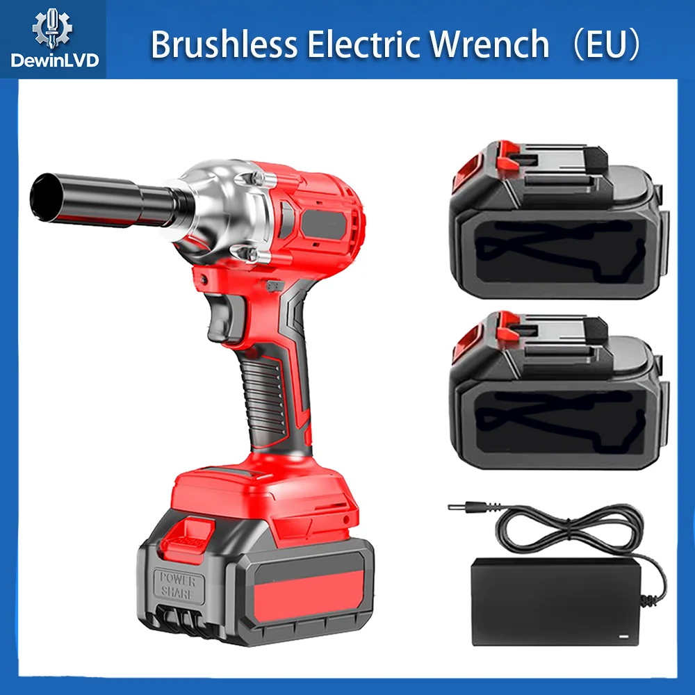Brushless Electric Wrench Electric High Drill Driver Efficient heat dissipation 21V Fast Charger for Car Truck PowerTool EU Plug
Brushless Electric Wrench Electric High Drill Driver Efficient heat dissipation 21V Fast Charger for Car Truck PowerTool EU Plug