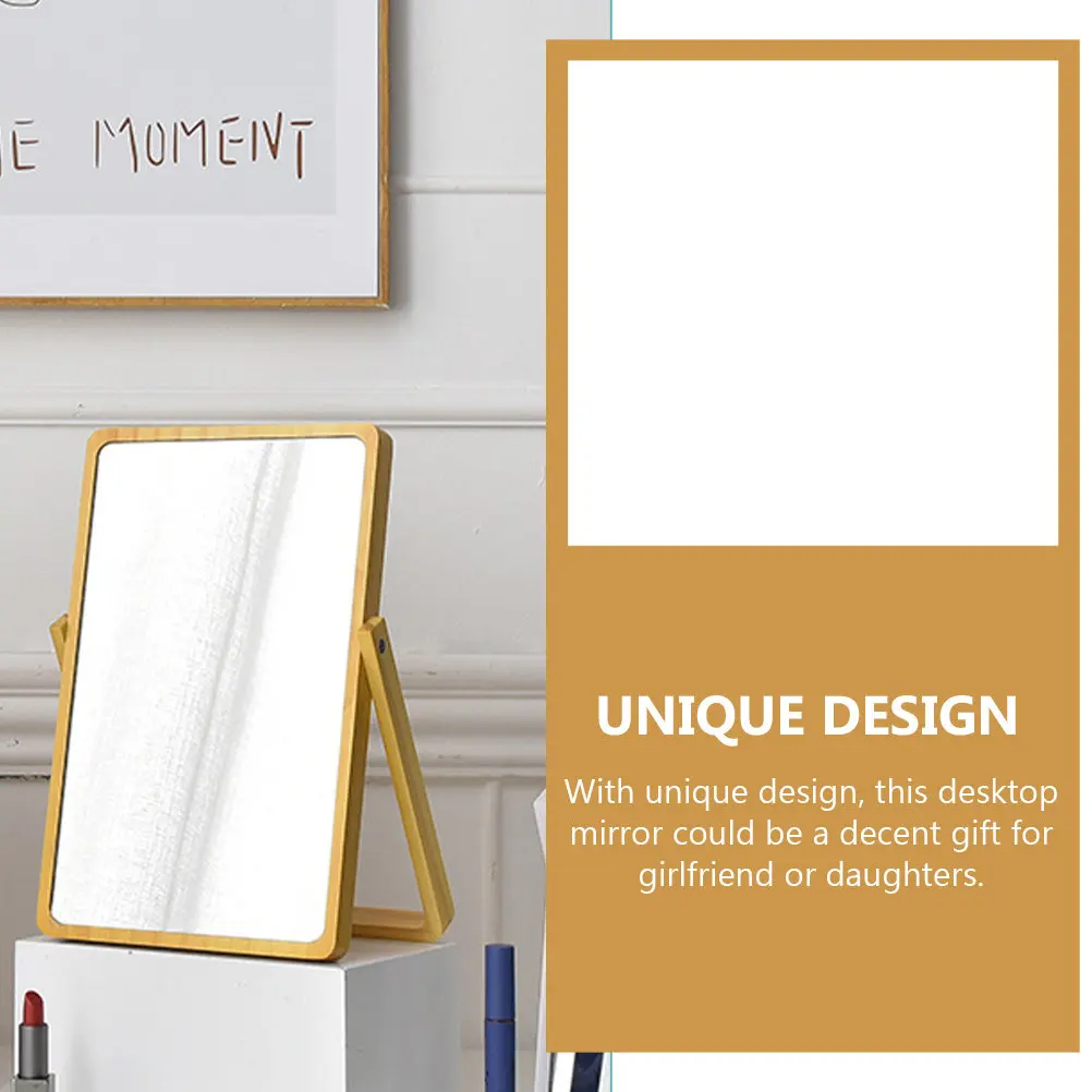 Светло-желтое деревянное настольное зеркало, маленькое зеркало для женщин, декор для дома, украшение для туалетного столика, премиум-качество
Светло-желтое деревянное настольное зеркало, маленькое зеркало для женщин, декор для дома, украшение для туалетного столика, премиум-качество