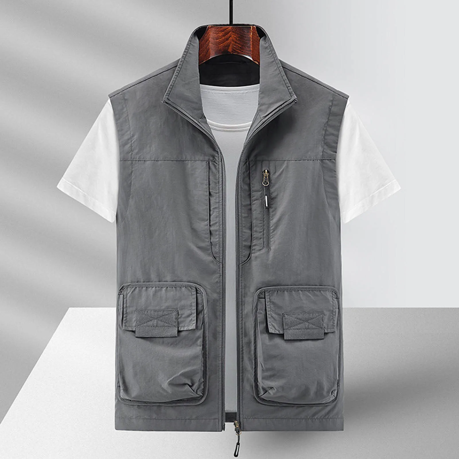 Work Vest Men Men's Summer Tactical Military Motorcyclist Multi-pocket Sleeveless Jacket Fishing Clothing Hunting Coat Man Coats
Work Vest Men Men's Summer Tactical Military Motorcyclist Multi-pocket Sleeveless Jacket Fishing Clothing Hunting Coat Man Coats