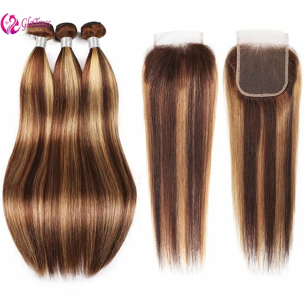Premium Highlight Straightp4/27#3 Bundles and 4x4 lace Closure Human Hair10-28"Brazilian Virgin Remy 10-28inch Full Hand Weaving
Premium Highlight Straightp4/27#3 Bundles and 4x4 lace Closure Human Hair10-28"Brazilian Virgin Remy 10-28inch Full Hand Weaving