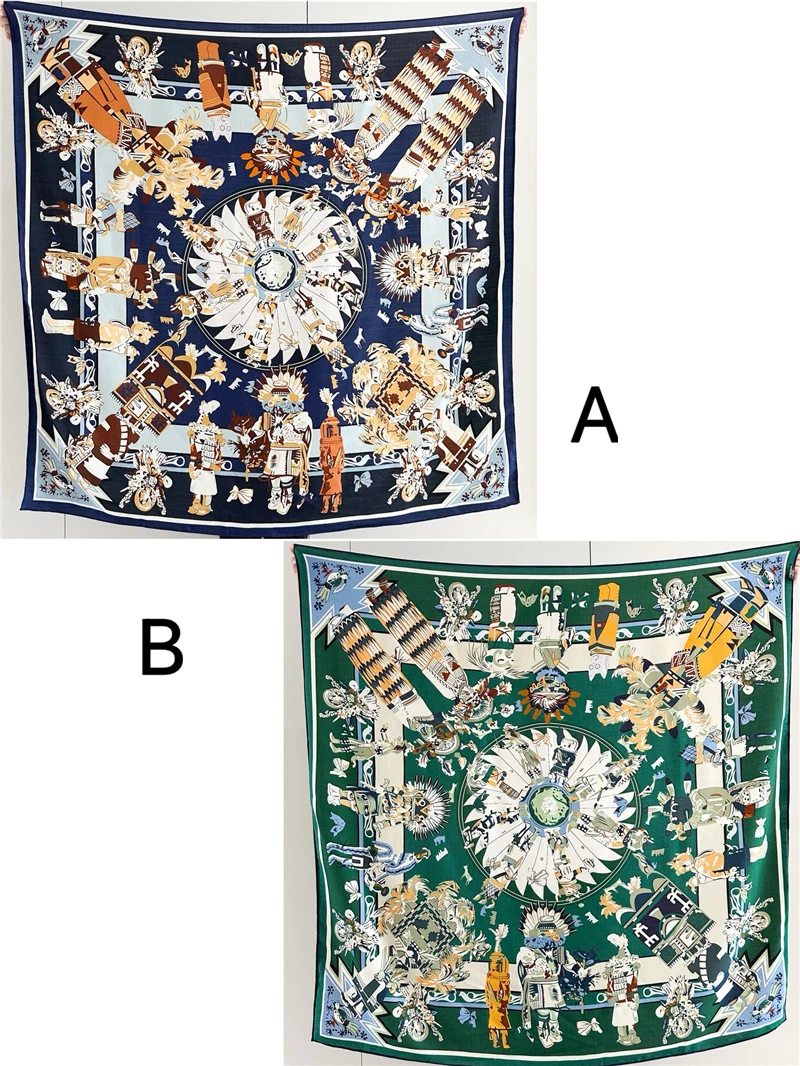 Luxury Design Double Printing Silk Wool Scarf Women Large Hand-rolled Edges Shawls Winter Accessories Soft Scarves Stole Foulard
Luxury Design Double Printing Silk Wool Scarf Women Large Hand-rolled Edges Shawls Winter Accessories Soft Scarves Stole Foulard