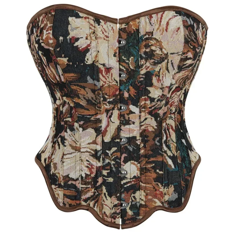 Floral Monet Oil Painting Vintage Corset Top for Women - Sexy Overbust Bustier Lace Up Waist Trainer Summer Slimming Shapewear
Floral Monet Oil Painting Vintage Corset Top for Women - Sexy Overbust Bustier Lace Up Waist Trainer Summer Slimming Shapewear