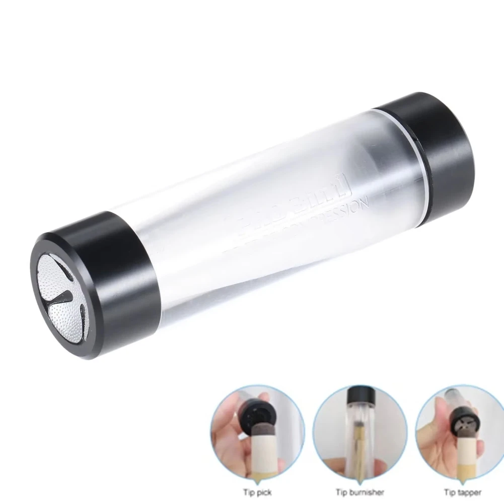 3-In-1 Pool Cue Tips Repair Tool,Pool Stick Tip Shaper Tool,Burnisher,Radius Gauge Adjust Tube,Billiards Accessories Eco-Friendl
3-In-1 Pool Cue Tips Repair Tool,Pool Stick Tip Shaper Tool,Burnisher,Radius Gauge Adjust Tube,Billiards Accessories Eco-Friendl