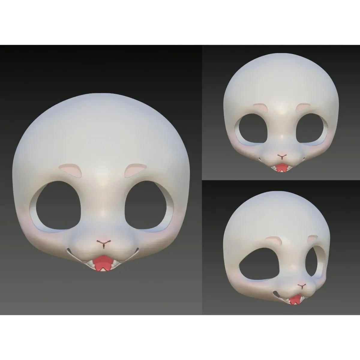 Kemono Headbase Mask Furry Beast Skull PETG Printed Cute Bun Face Split Tongue COS DIY Accessories Anime Props
Kemono Headbase Mask Furry Beast Skull PETG Printed Cute Bun Face Split Tongue COS DIY Accessories Anime Props