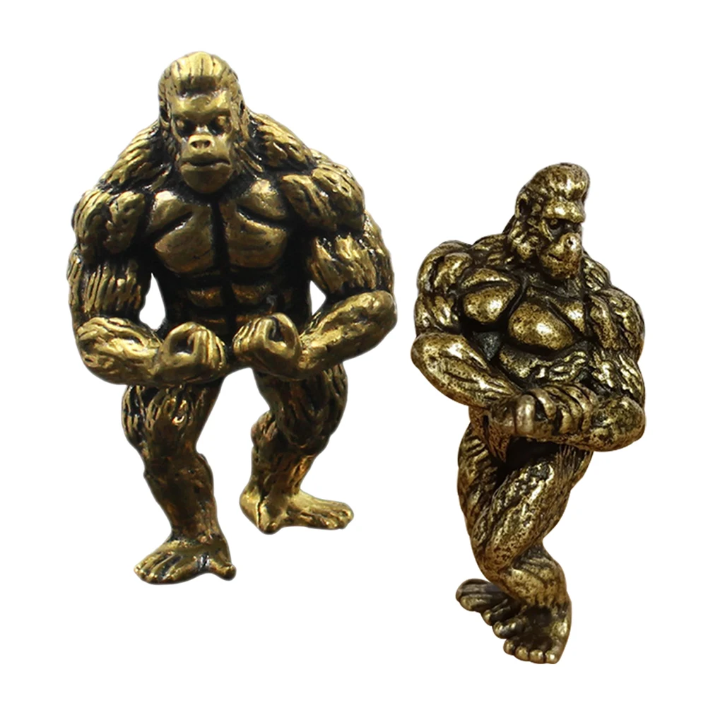 2 Pcs Fitness Orangutan Statue Cute Monkey Figurine Golden Garden Statues Micro Landscape Office
2 Pcs Fitness Orangutan Statue Cute Monkey Figurine Golden Garden Statues Micro Landscape Office