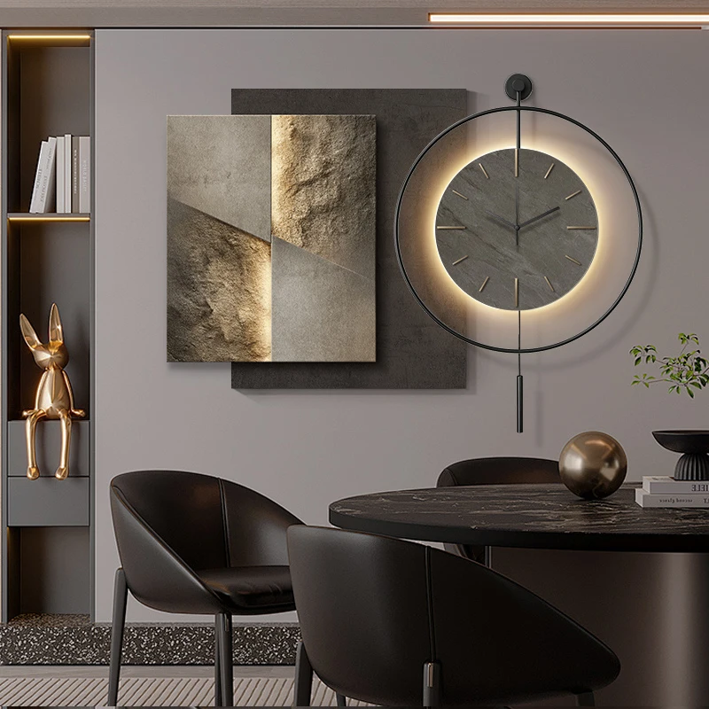 Oversize Glow Quiet Wall Clock Art Nouveau Luminous Modern Home Wall Clock Luxury Ornaments Horloge Mural Living Room Decoration
Oversize Glow Quiet Wall Clock Art Nouveau Luminous Modern Home Wall Clock Luxury Ornaments Horloge Mural Living Room Decoration