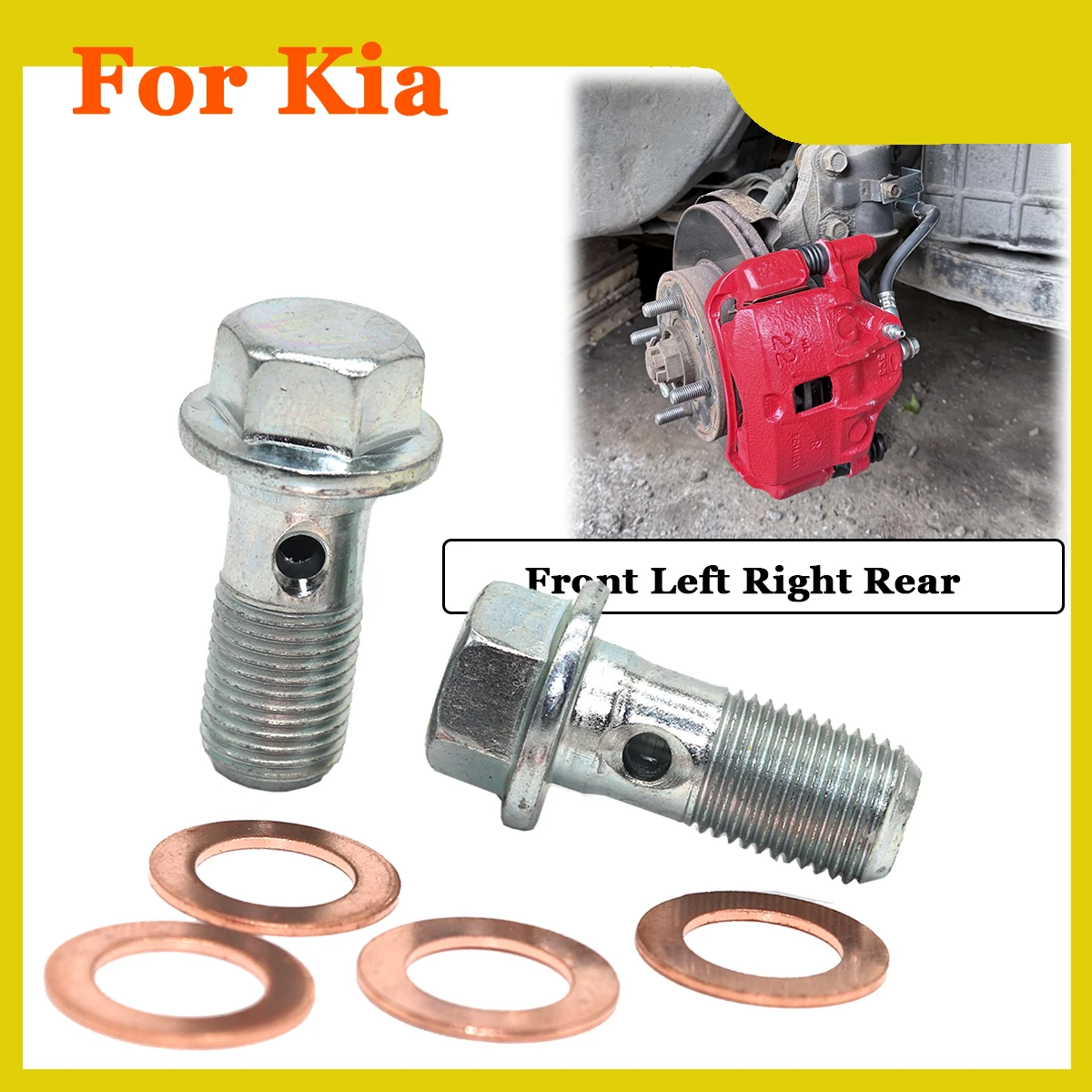 Front Left Right Rear Caliper Hose Lines Banjo Fittings Bolts Sealing Crush Washers For Kia Rio MK2 JB Ceed JD ED Sedona MK3
Front Left Right Rear Caliper Hose Lines Banjo Fittings Bolts Sealing Crush Washers For Kia Rio MK2 JB Ceed JD ED Sedona MK3