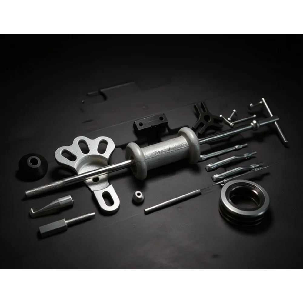 17 Piece Slide Hammer Dent Puller Set with Axle Bearing Hub and Gear Pullers for Auto Body Truck Repair
17 Piece Slide Hammer Dent Puller Set with Axle Bearing Hub and Gear Pullers for Auto Body Truck Repair