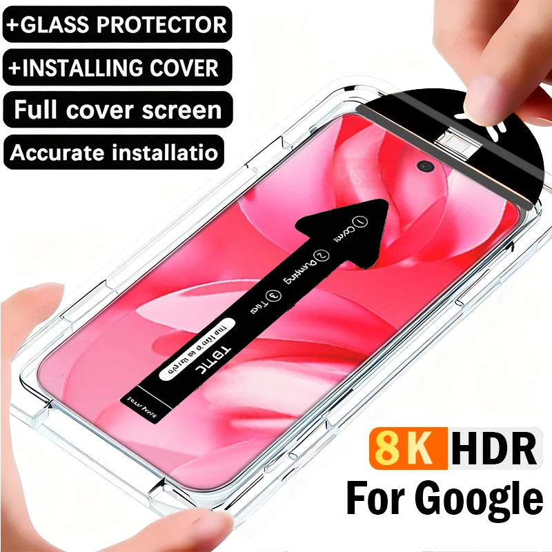 8K Oleophobic Coating Protective Glass for Google Pixel 9a 8a 8 9 10 Pro/Pro XL Dust Free Auto Installation Screen Protectors
8K Oleophobic Coating Protective Glass for Google Pixel 9a 8a 8 9 10 Pro/Pro XL Dust Free Auto Installation Screen Protectors