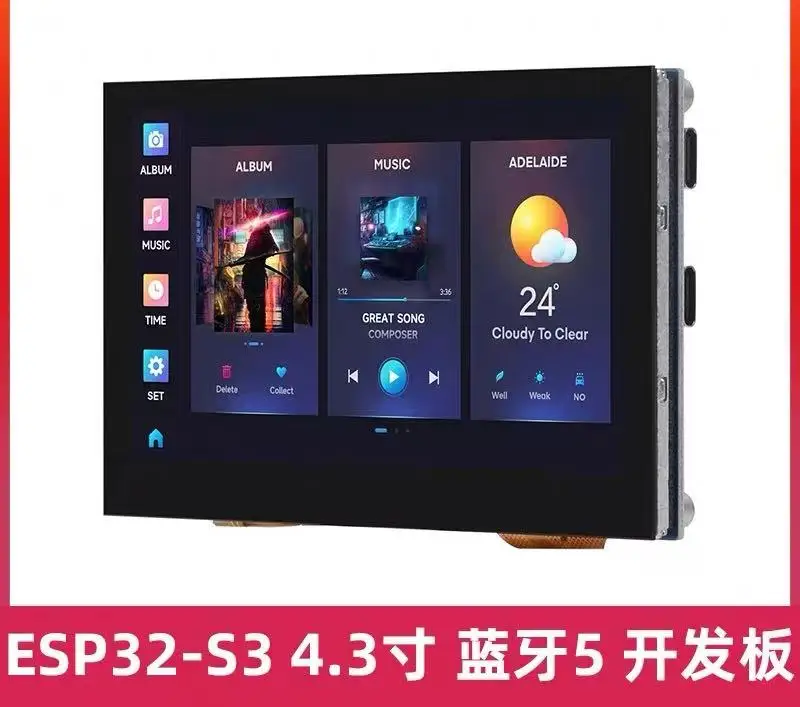 ESP32-S3 4,3-дюймовый емкостный сенсорный экран, макетная плата LX7, двухъядерный процессор, WIFI, материнская плата микроконтроллера
ESP32-S3 4,3-дюймовый емкостный сенсорный экран, макетная плата LX7, двухъядерный процессор, WIFI, материнская плата микроконтроллера