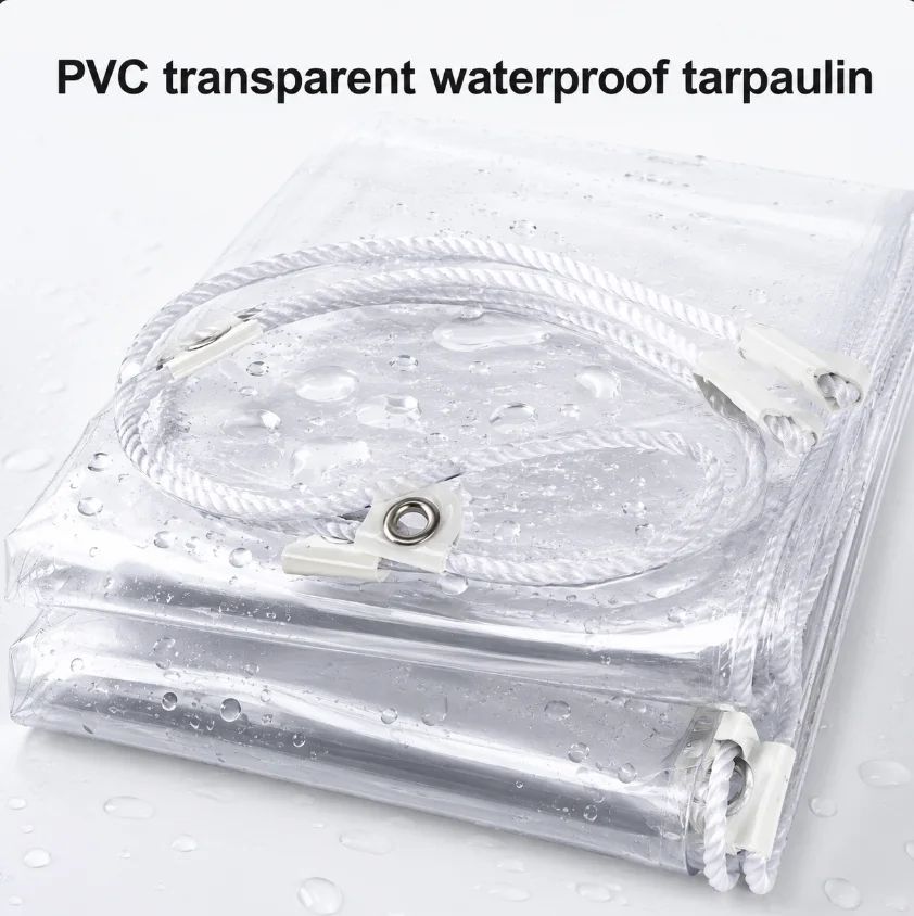 PVC Transparent Waterproof Tarpaulin Thickened Rain Tarpaulin for Flower Cultivation and Heat Preservation Transparent Rainproof
PVC Transparent Waterproof Tarpaulin Thickened Rain Tarpaulin for Flower Cultivation and Heat Preservation Transparent Rainproof