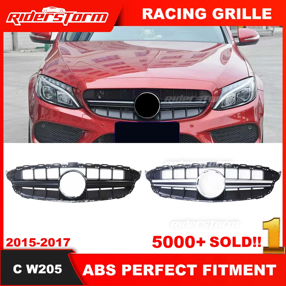 2015-2017-Year E63 Style Grille For Merce des C Class W205 C300 C260 C350 C200 Not fit Real C63 Model No Front Camera Version
2015-2017-Year E63 Style Grille For Merce des C Class W205 C300 C260 C350 C200 Not fit Real C63 Model No Front Camera Version