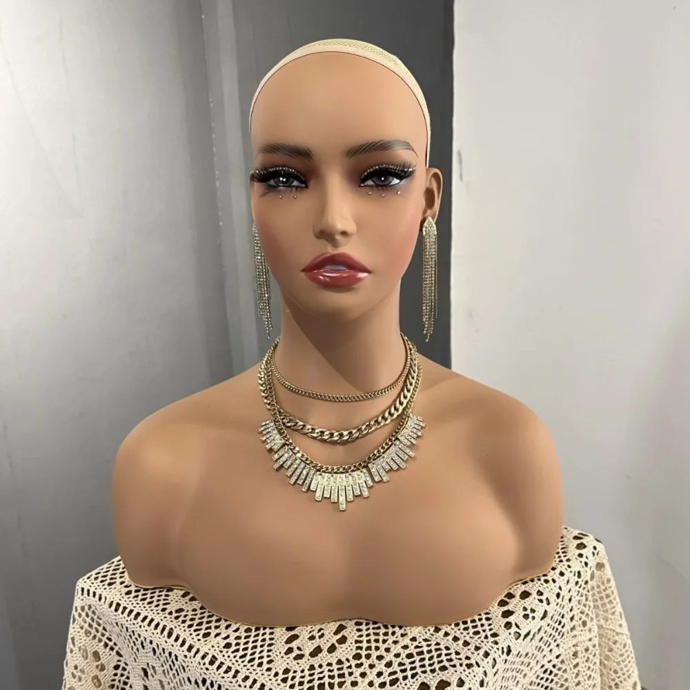 Реалистичная женская модель головы с двойными плечами для демонстрации аксессуаров для париков и шляп
Реалистичная женская модель головы с двойными плечами для демонстрации аксессуаров для париков и шляп