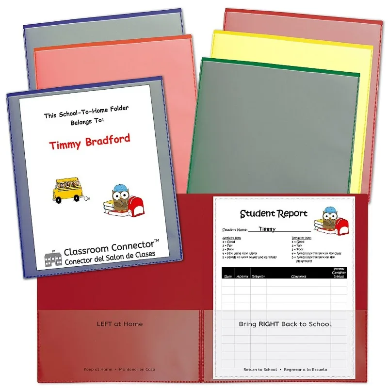 Classroom Connector School-To-Home Folder, Assorted Colors, Pack of 6
Classroom Connector School-To-Home Folder, Assorted Colors, Pack of 6