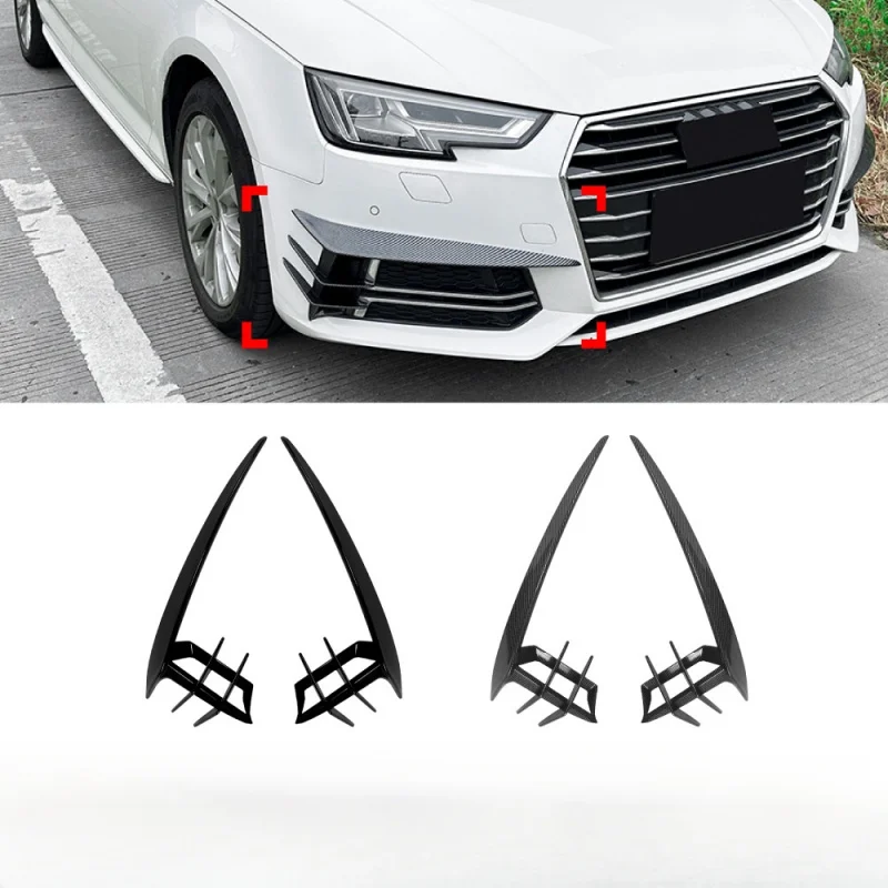 Front Bumper Wind Knife Grille Vent Decal Spoiler A4 B9 Sline 2017-2019 Car Styling Modification
Front Bumper Wind Knife Grille Vent Decal Spoiler A4 B9 Sline 2017-2019 Car Styling Modification
