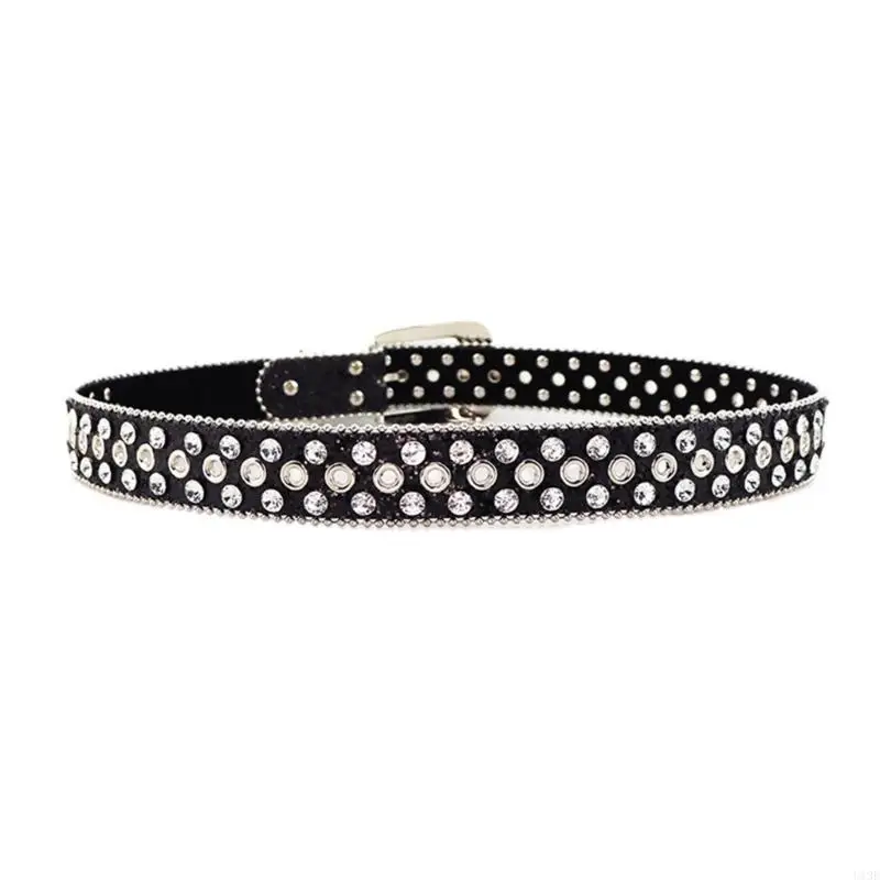 Cool Gothic Glittered Belts for Jeans Studded Belt for Punk Girls Street
Cool Gothic Glittered Belts for Jeans Studded Belt for Punk Girls Street