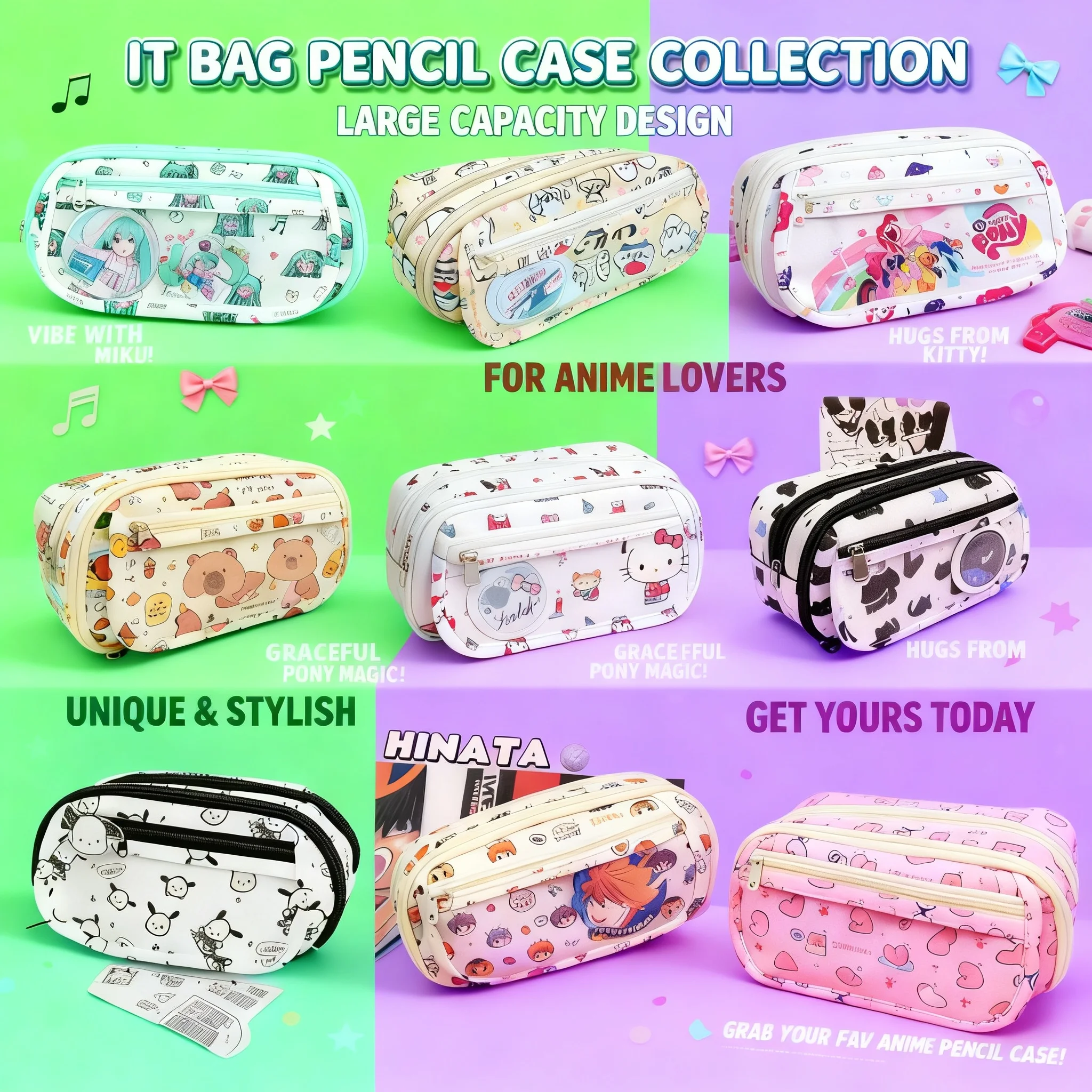 Hatsune Miku Anime Cosplay Pencil Case Large Capacity Multi Layer Student Stationery Organizer Makeup Storage Bag
Hatsune Miku Anime Cosplay Pencil Case Large Capacity Multi Layer Student Stationery Organizer Makeup Storage Bag
