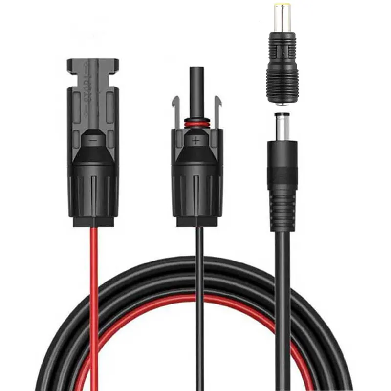 1.5m/5FT Solar Panel Connector to DC5521 Charging Cable with DC8 (DC7909) Adapter for Jackery Anker Goal Zero Solar Generators.
1.5m/5FT Solar Panel Connector to DC5521 Charging Cable with DC8 (DC7909) Adapter for Jackery Anker Goal Zero Solar Generators.