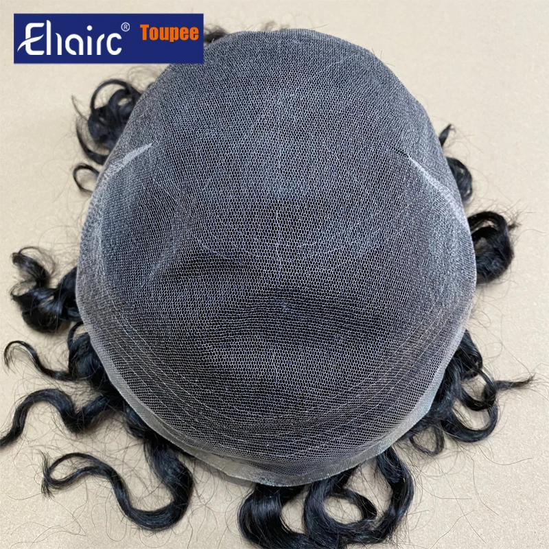 Curly Swiss Full Lace Men Toupee Capillary Prothesis Low Density, Soft Human Hair Prosthesis for Men 6" Toupee Wigs for Men
Curly Swiss Full Lace Men Toupee Capillary Prothesis Low Density, Soft Human Hair Prosthesis for Men 6" Toupee Wigs for Men
